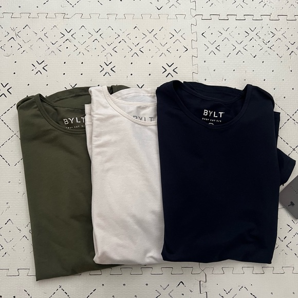 BYLT Basics Other - BYLT Clothing- Men’s Drop Cut Short Sleeves -M